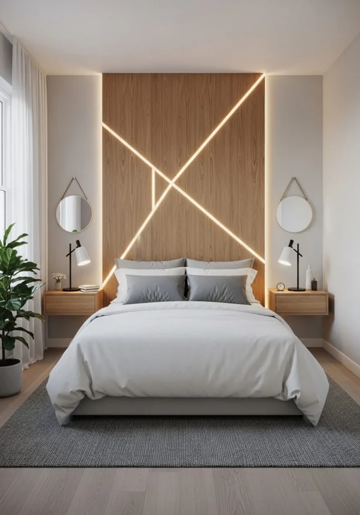 Statement Headboard for Aesthetic Focus