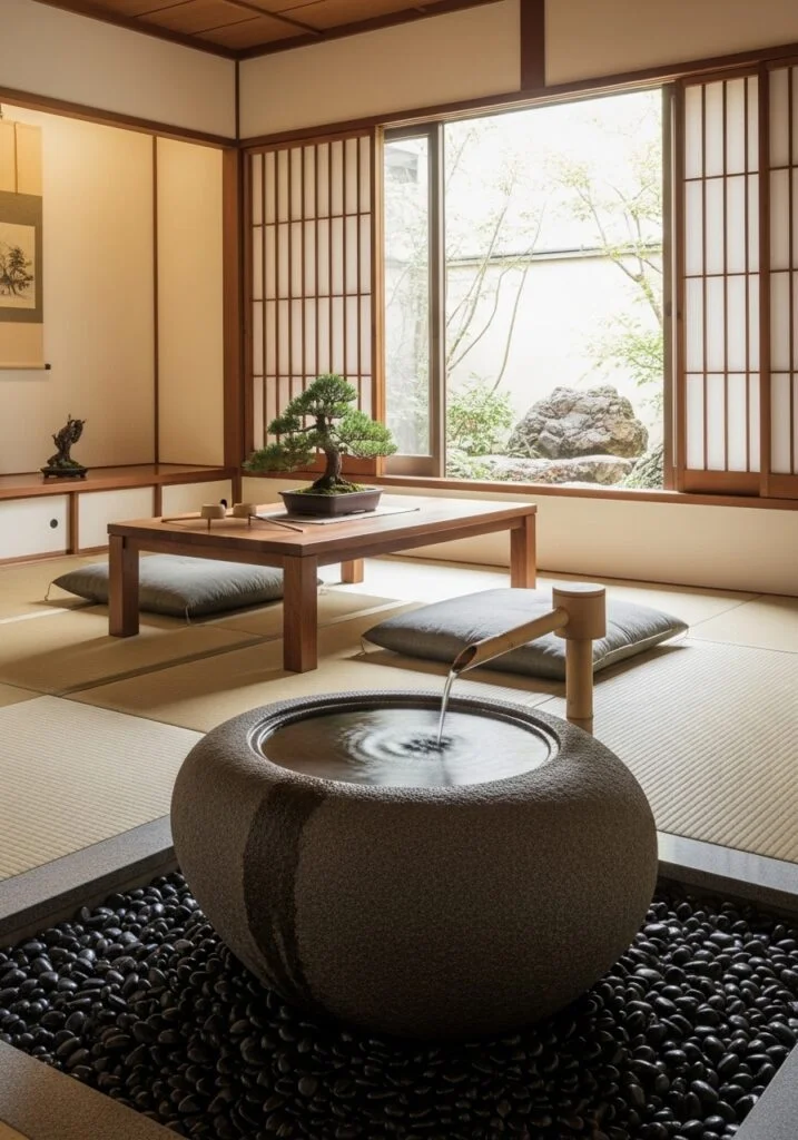 Stone Basin Decorative Water Element Calmness