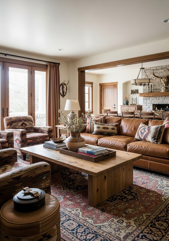 Stone Fireplace as the Focal Point