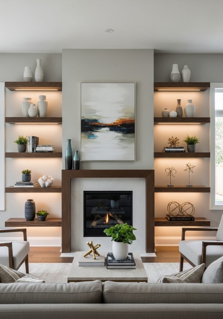 Symmetrical Built-In Elegance