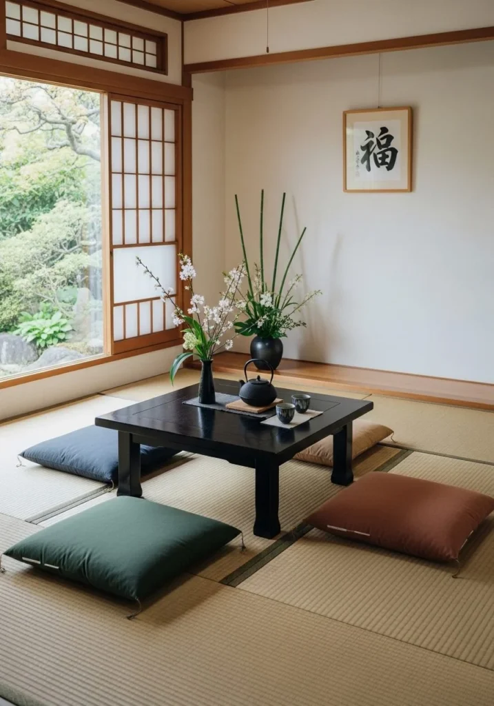 Tatami Floor Seating Arrangement