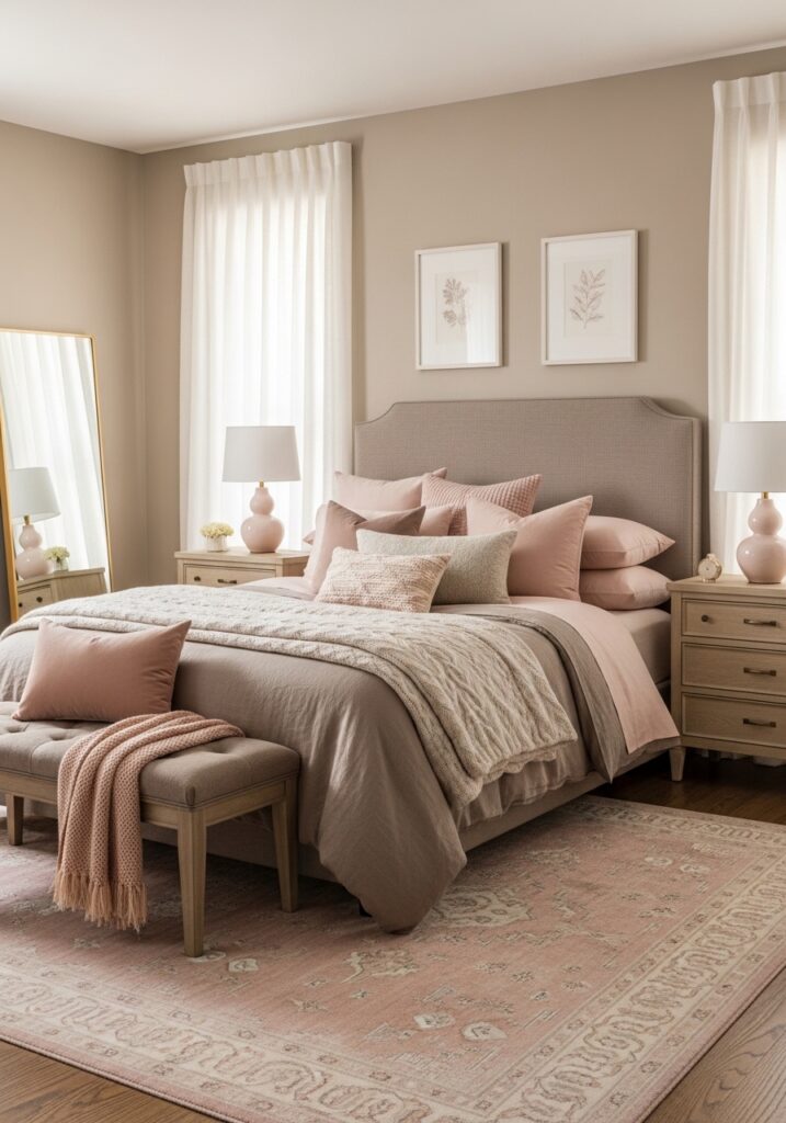 Taupe and Blush Harmony