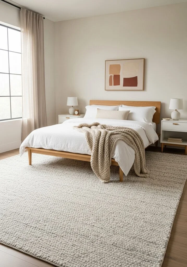 Textured Rugs for Warmth