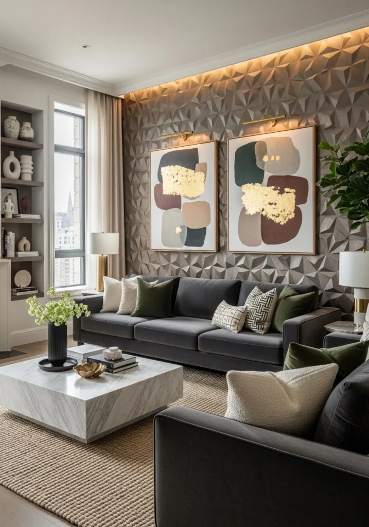 Textured Wall Finishes for Depth