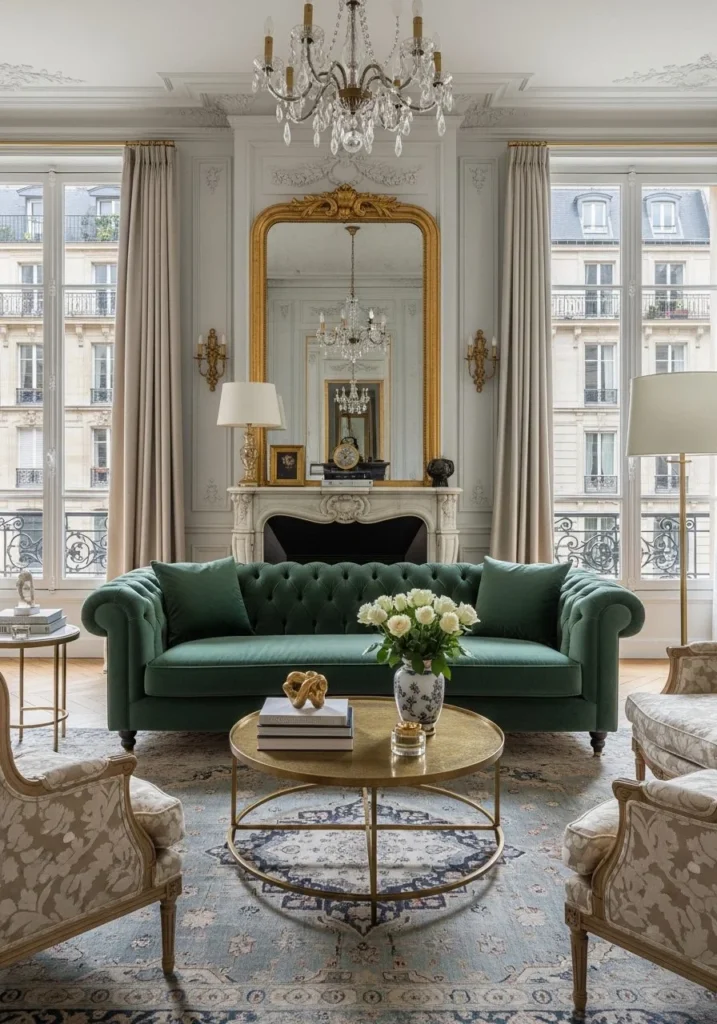 Tufted Velvet Sofa Luxury Statement