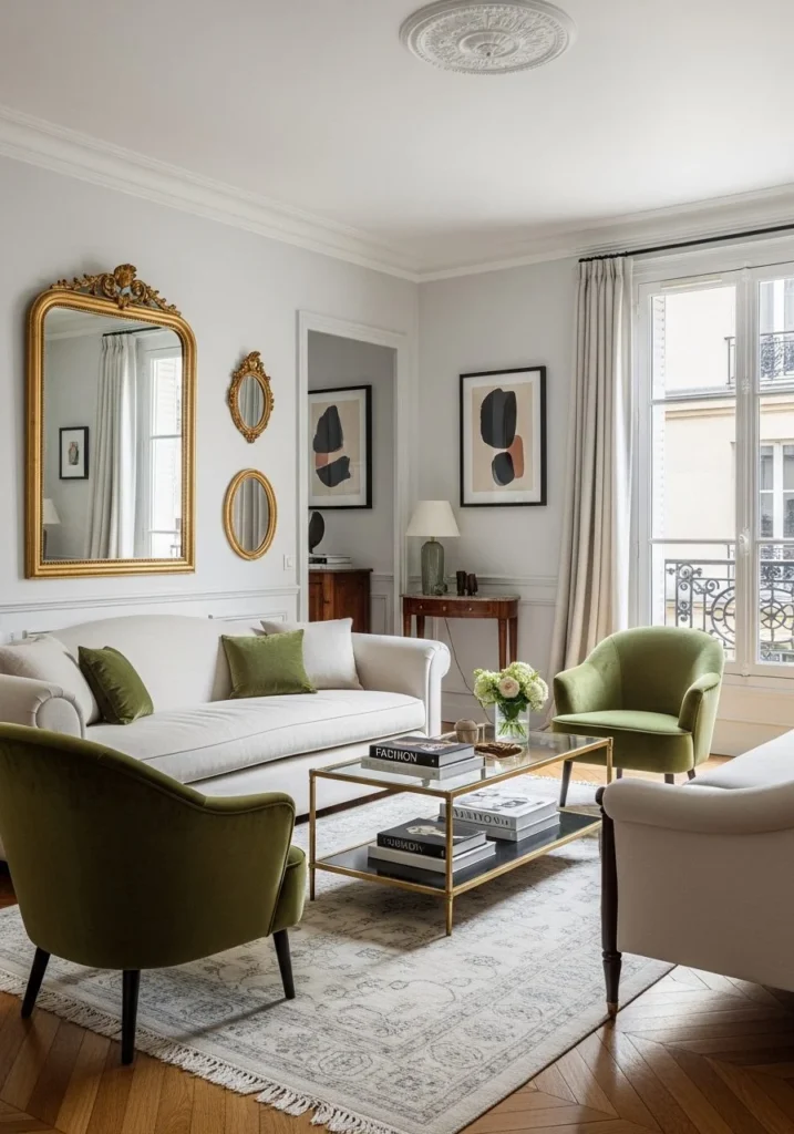 Ultimate Parisian Chic Living Room Blend