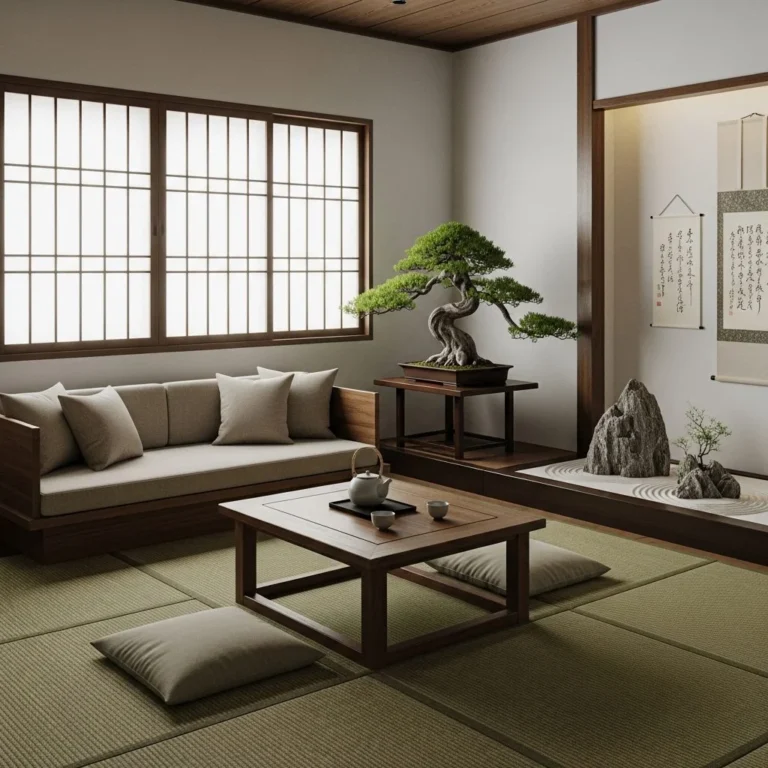 Ultimate Zen Japanese Living Room Harmony