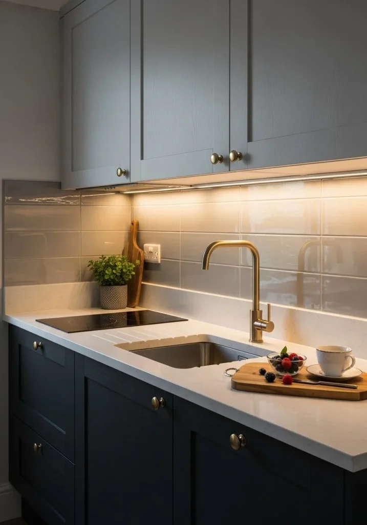 Under-Cabinet Lighting for a Luxe Glow