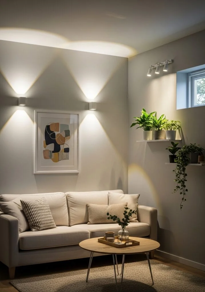 Use of Wall-Mounted Lighting