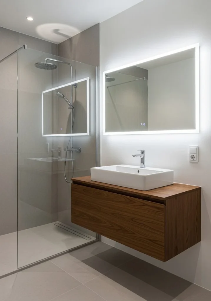Walk-In Glass Shower for Modern Luxury