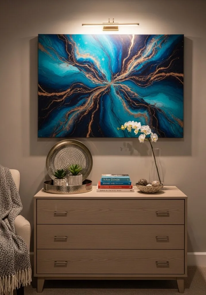 Wall Art Above Dresser for Visual Impact