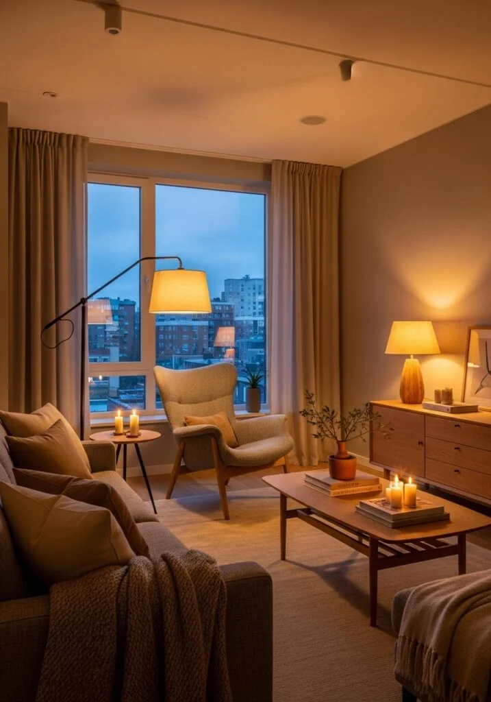 Warm Ambient Evening Glow Setup