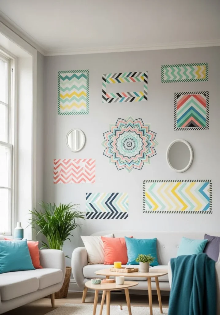 Washi Tape Wall Designs