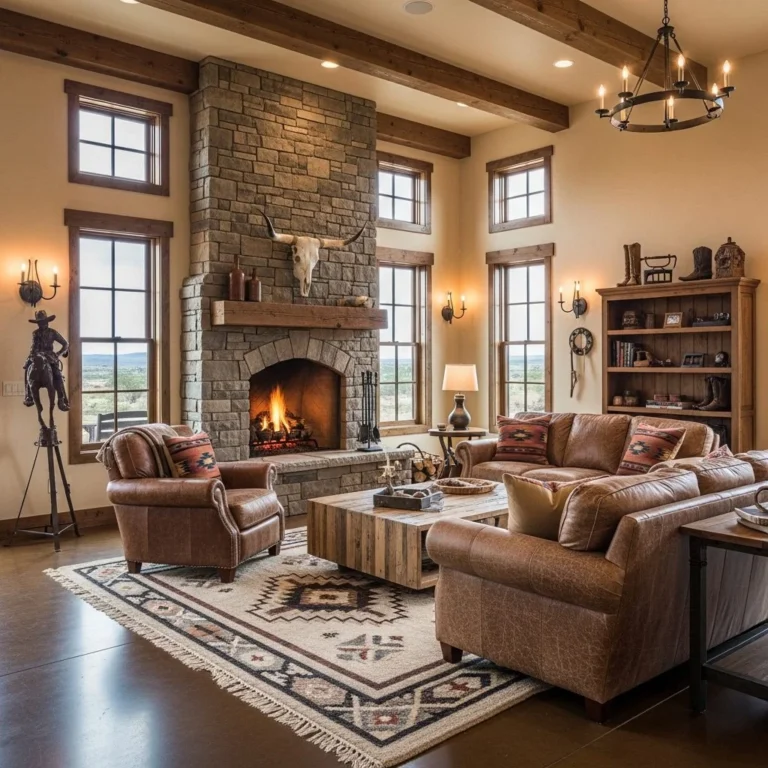 Western Living Room Ranch Style Ideas