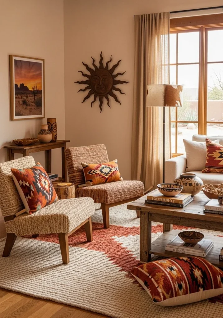 Woven Accent Chairs for Texture