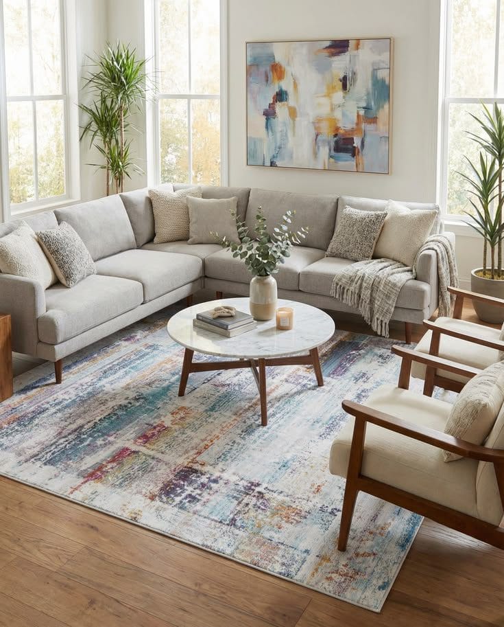 Abstract Watercolor Rugs