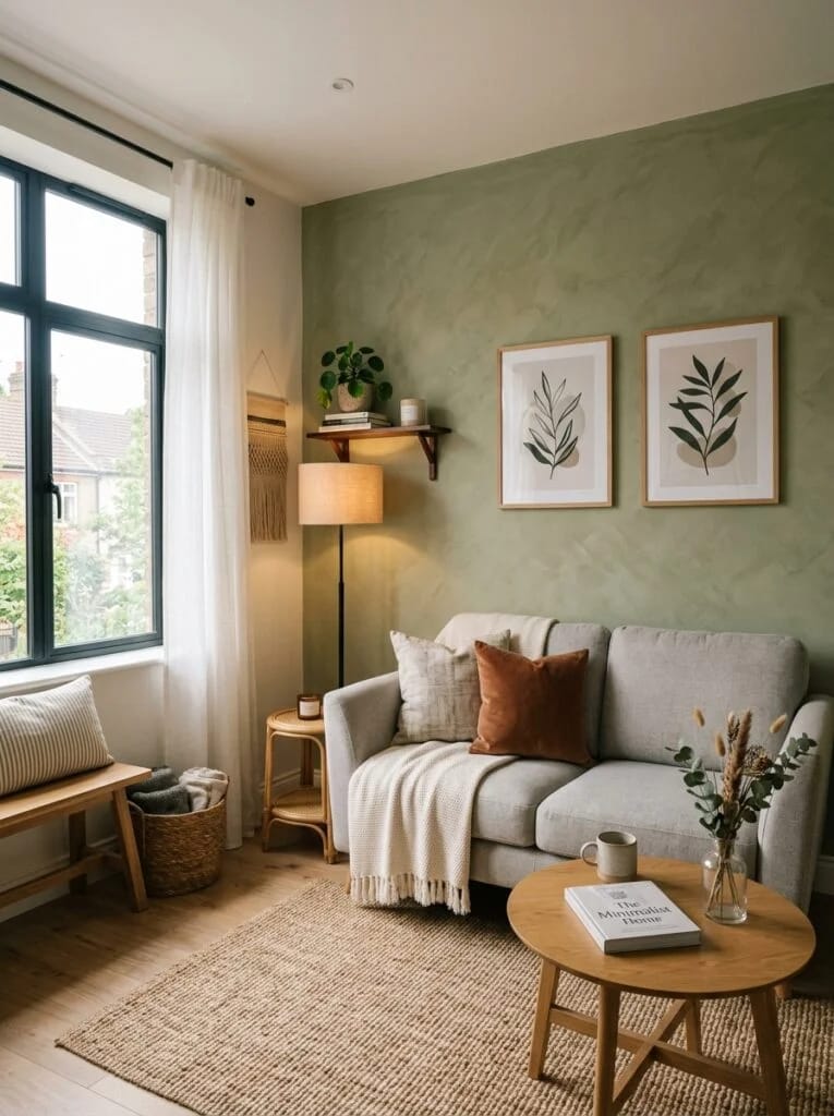 Accent Wall With Subtle Texture