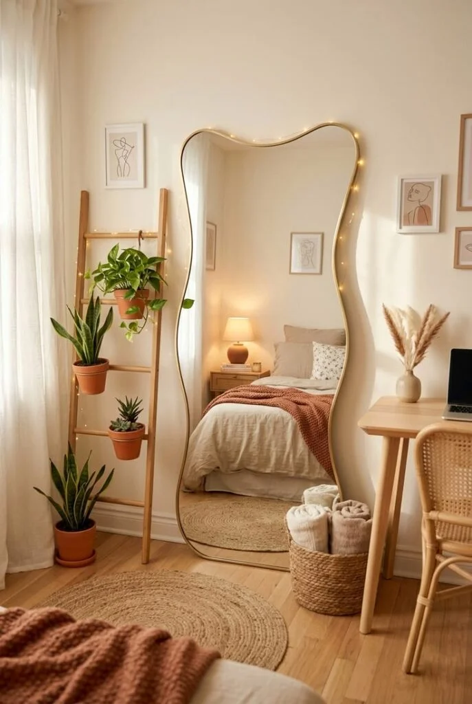 Add Large Mirrors to Reflect Light and Space