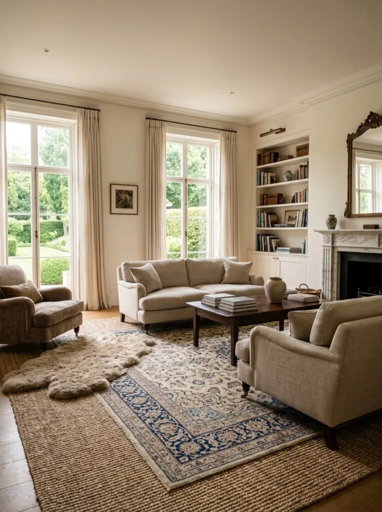 Add Rugs for Layered Luxury