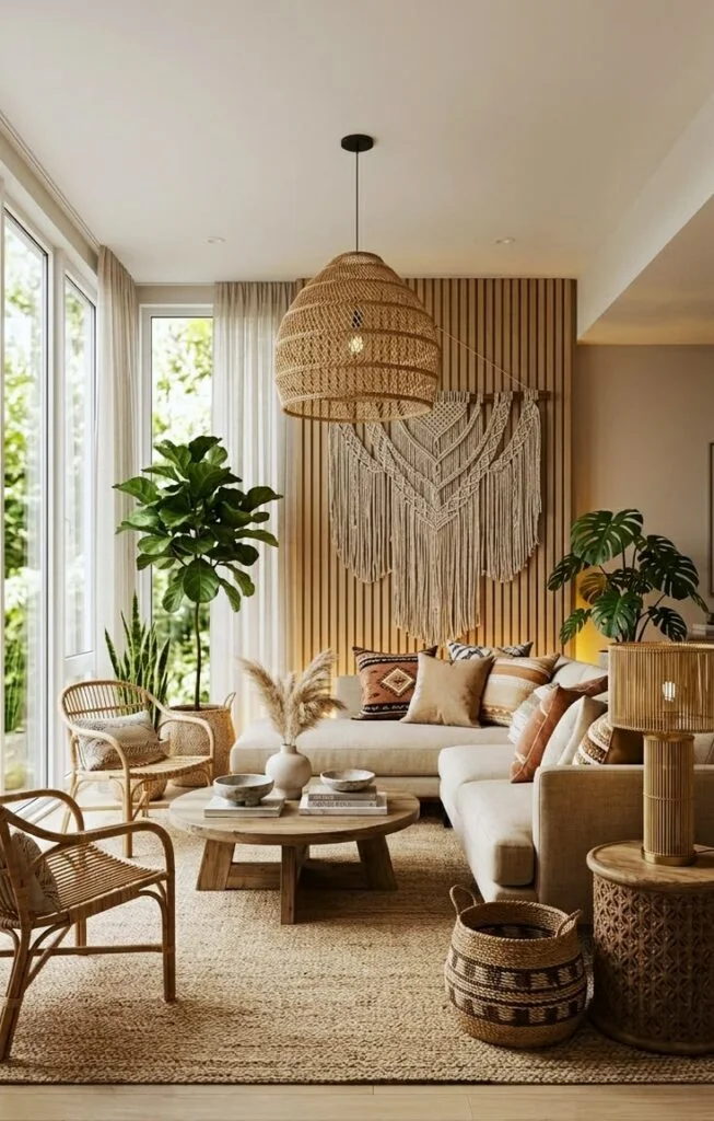 Add Woven Textures for Natural Boho Charm