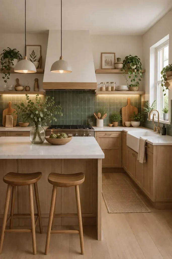Add a Small Kitchen Island on Wheels