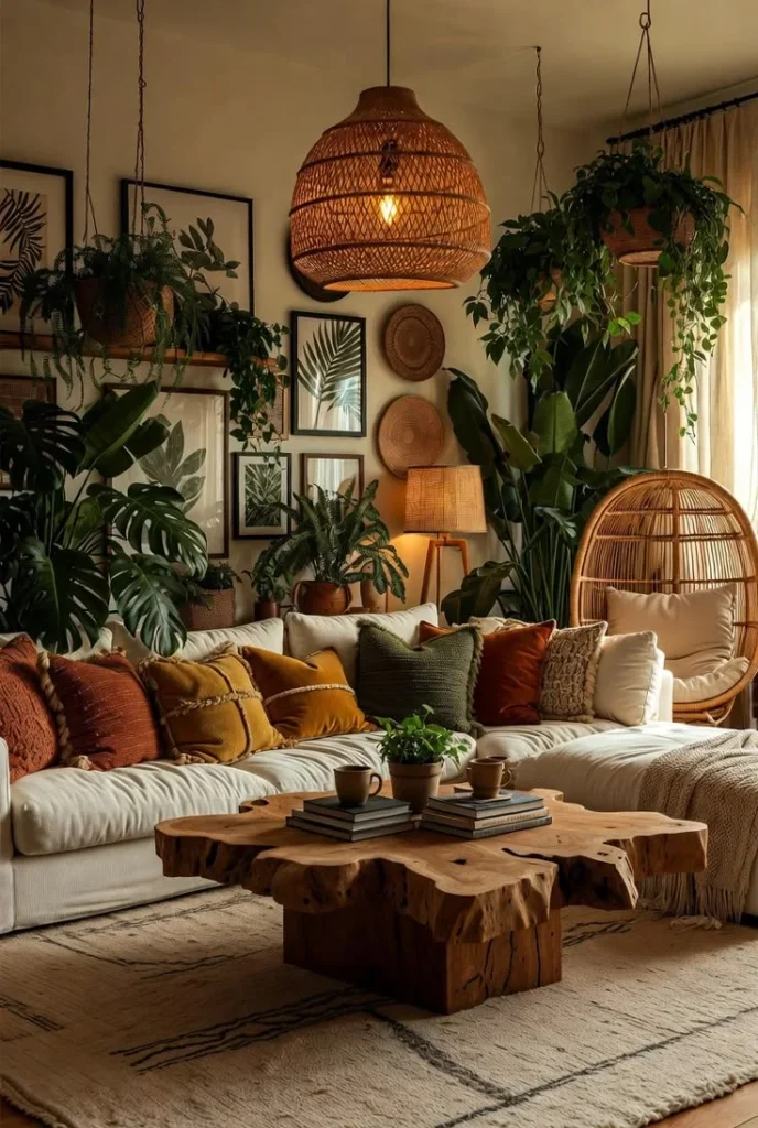 Bring in Plenty of Indoor Plants for a Lush Look