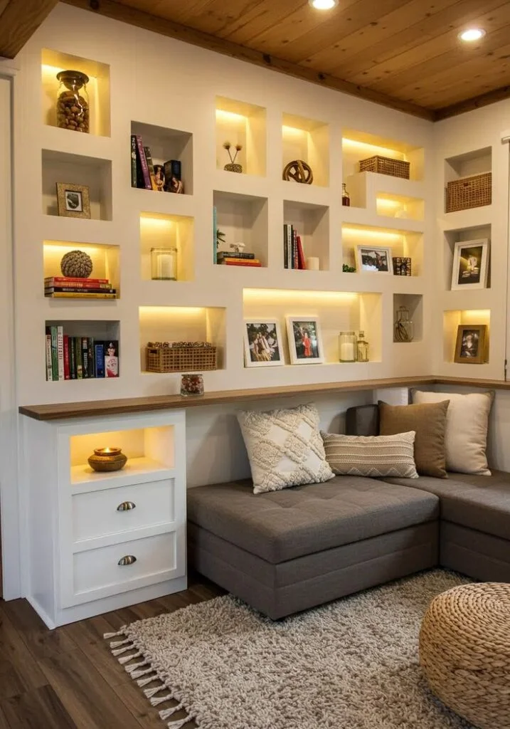 Built-In Wall Storage Niches