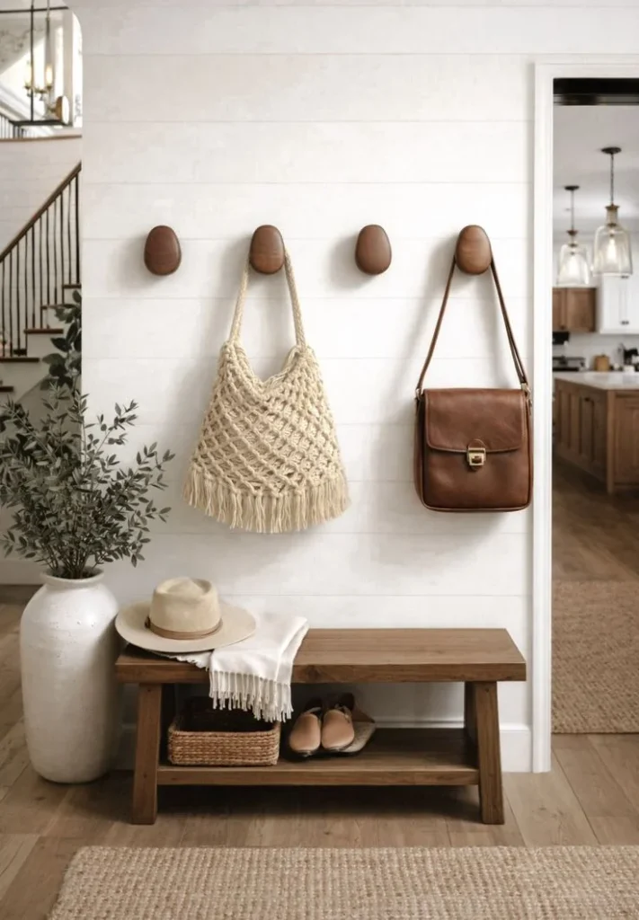 Compact Entryway Hooks