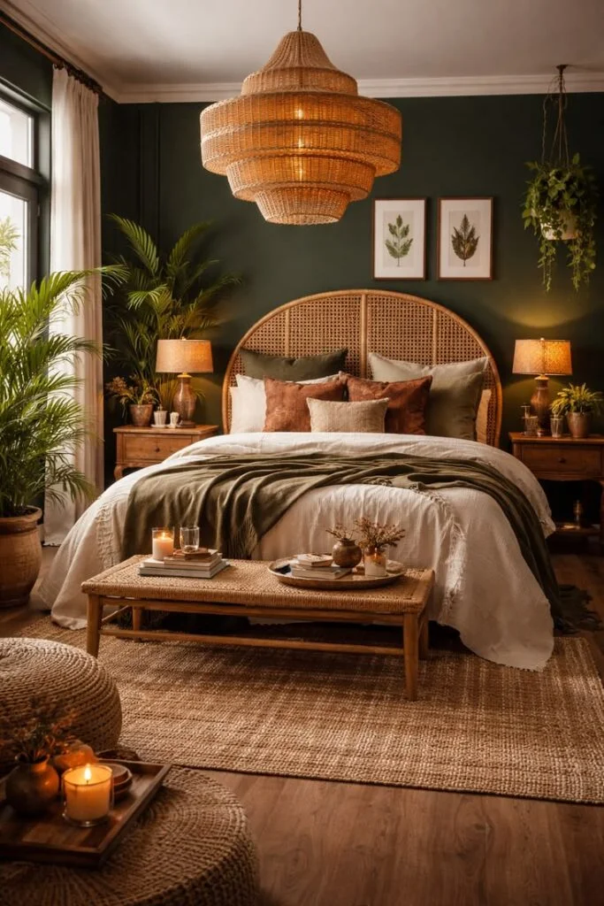 Cozy Boho Bedroom Layers