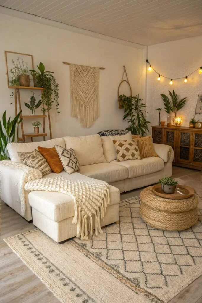 Create a Boho Apartment Living Room