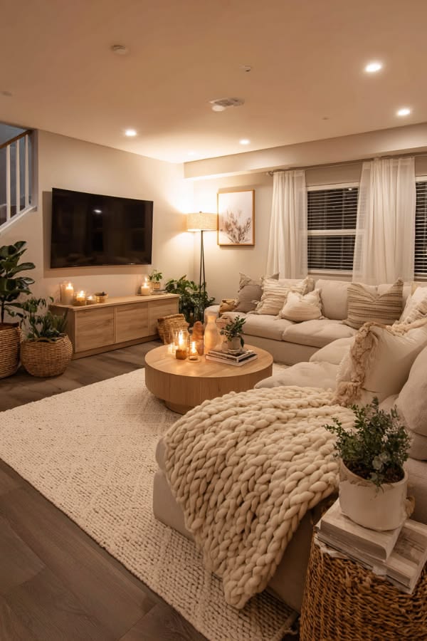 Create a Cozy Neutral Living Room