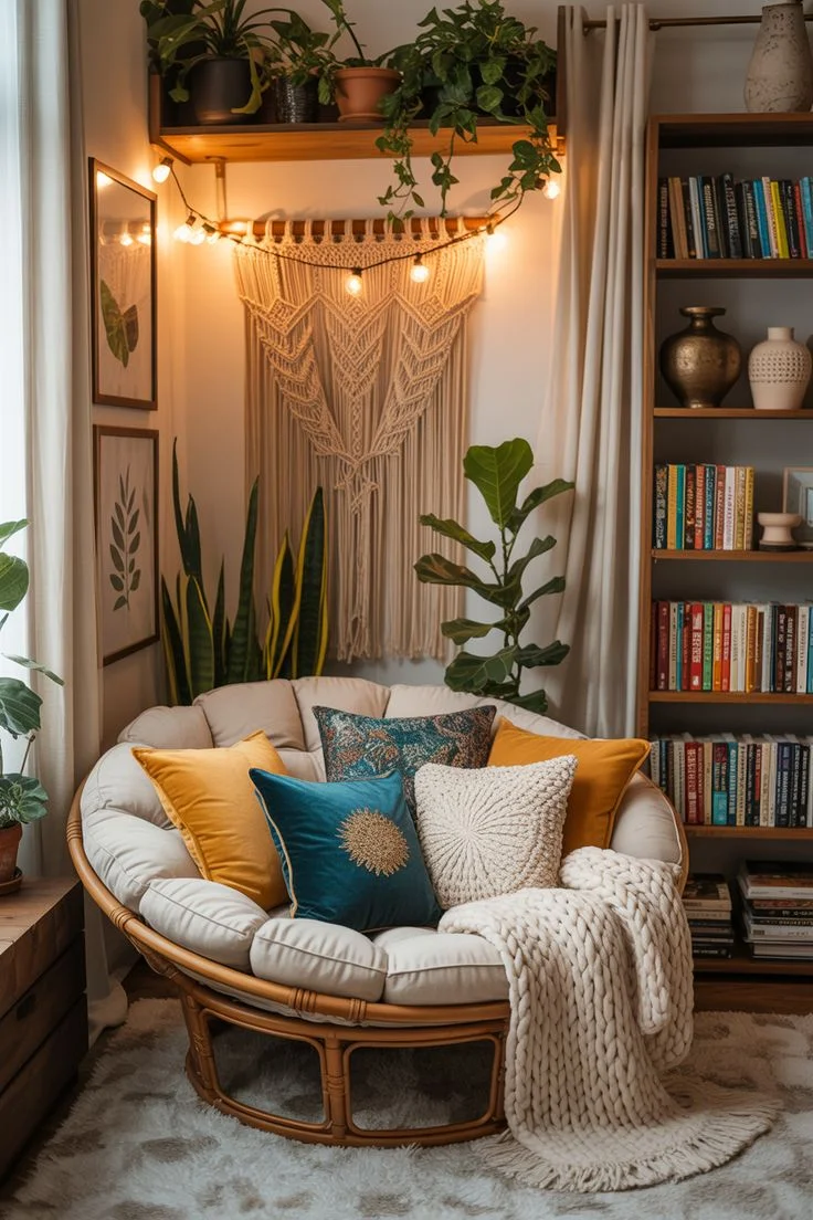 Create a Cozy Reading Corner with Layered Textures