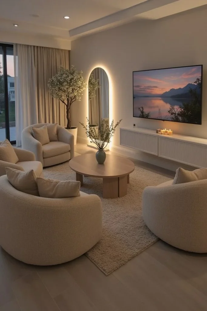 Create a Floating Furniture Layout for an Open Feel