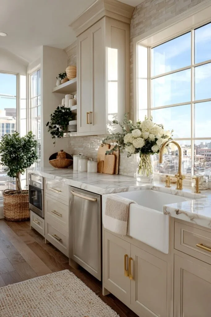 Create a Timeless European-Inspired White Kitchen