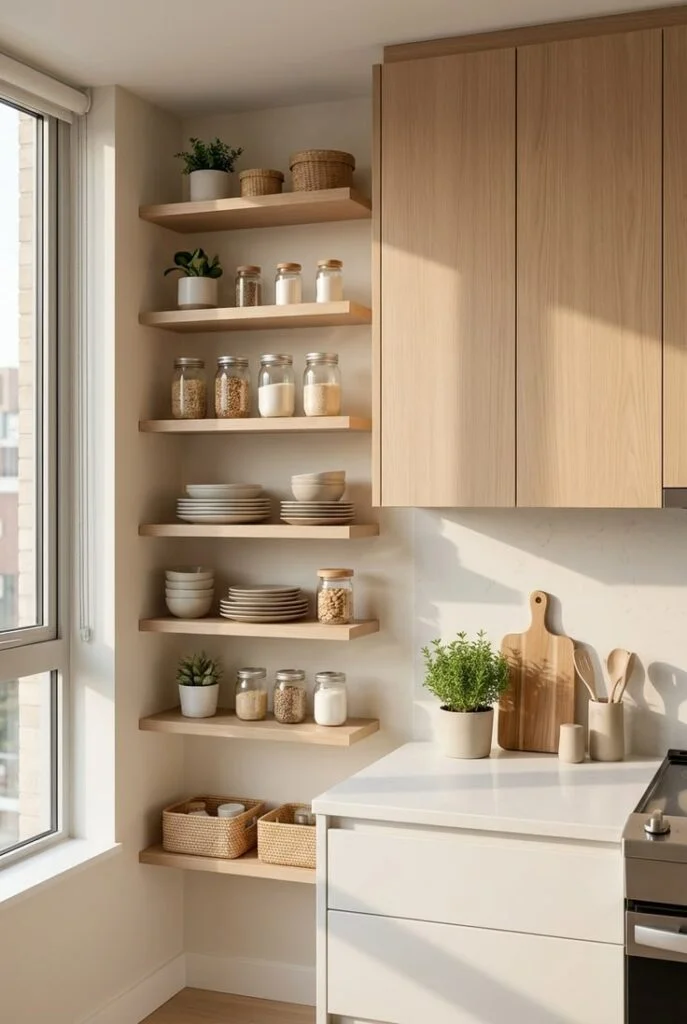 Floating Wall Shelves for Vertical Elegance