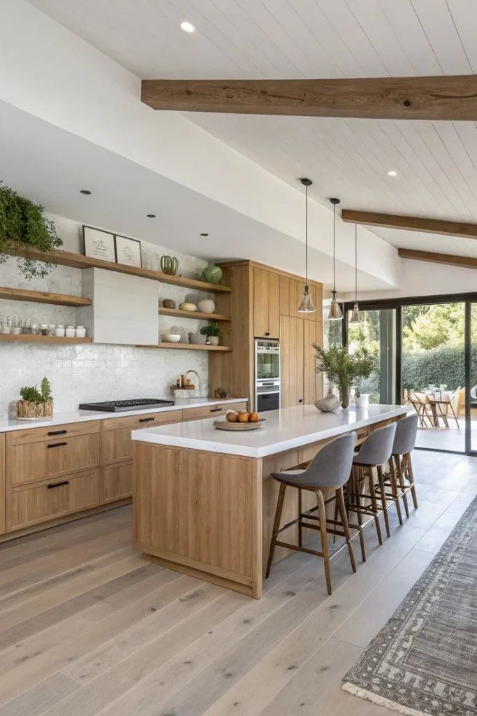 Fluted Wood Panel Accents for Modern Luxury