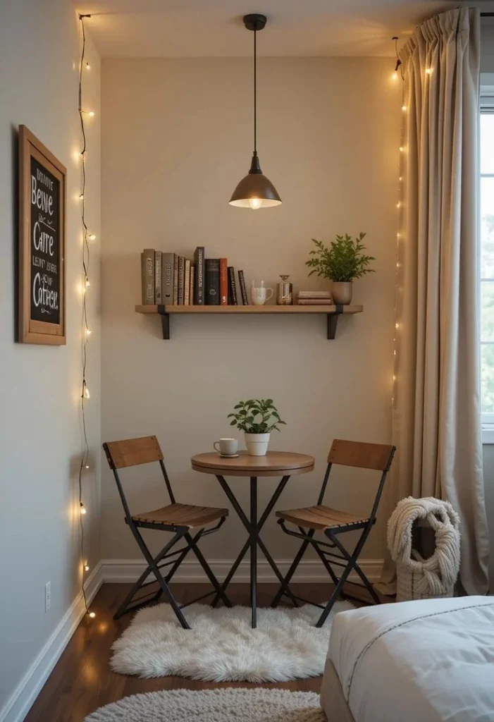Foldable Dining Table Setup Affordable Minimalist Studio Apartment Ideas 2026
