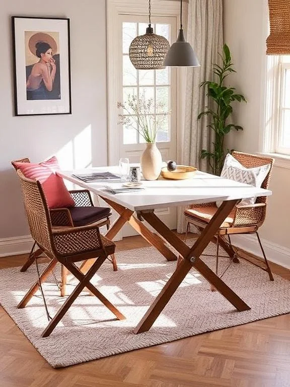 Foldable Dining Tables for Flexible Eating Spaces