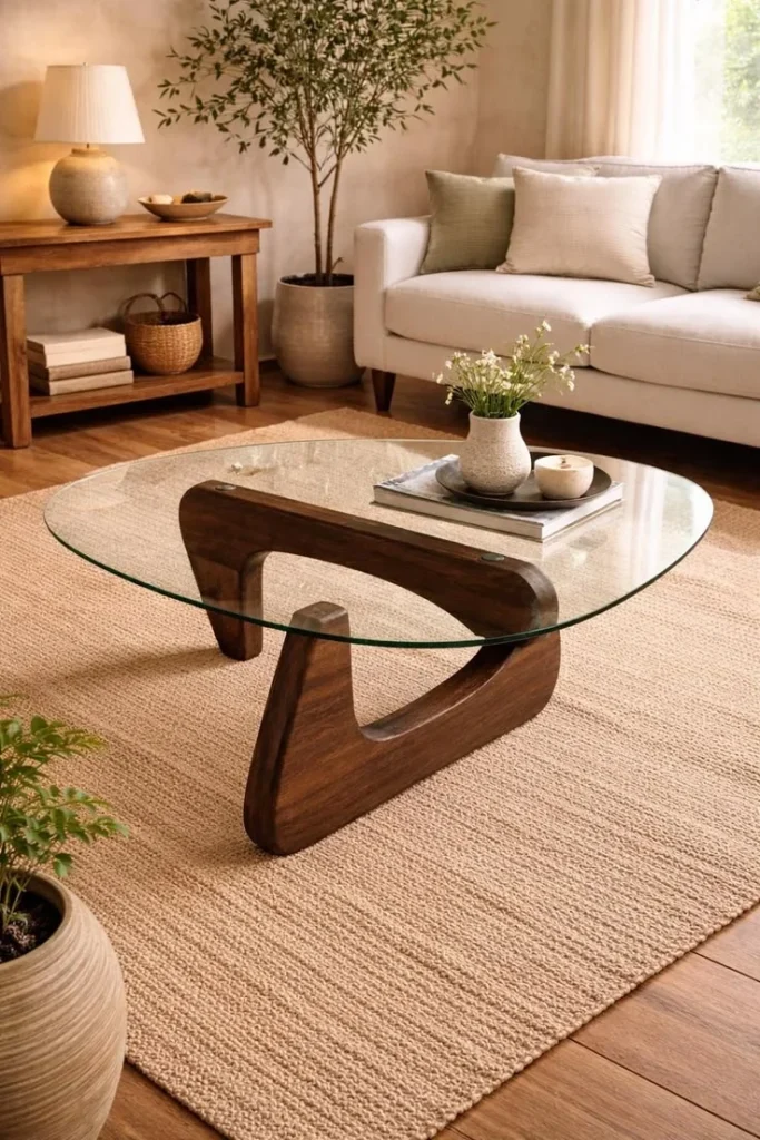 Glass Coffee Table for Open Elegance