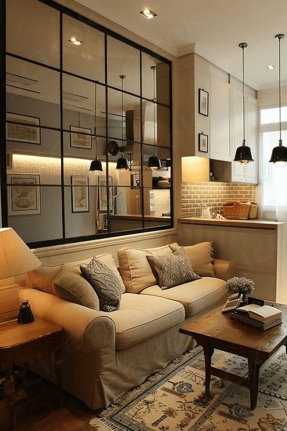 Glass or Transparent Furniture for Visual Lightness