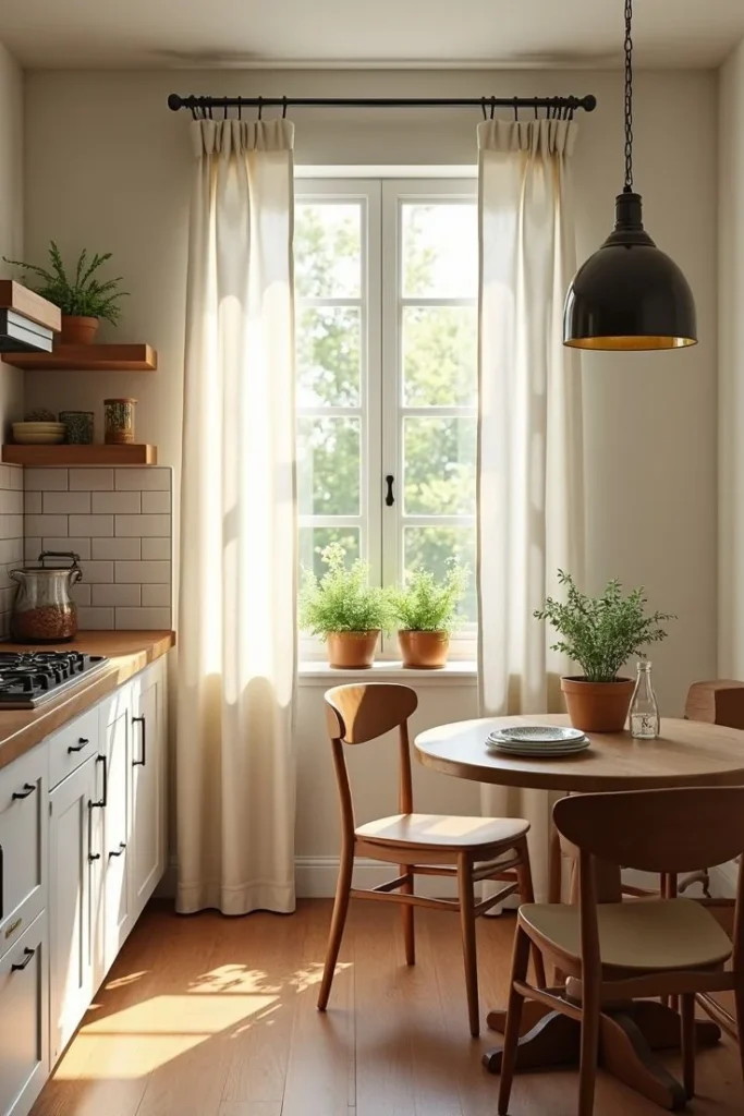 Hang Curtains Higher to Lift the Ceiling