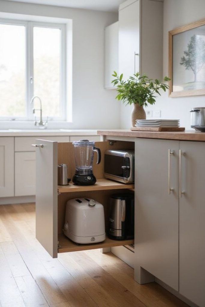 Hidden Appliance Storage