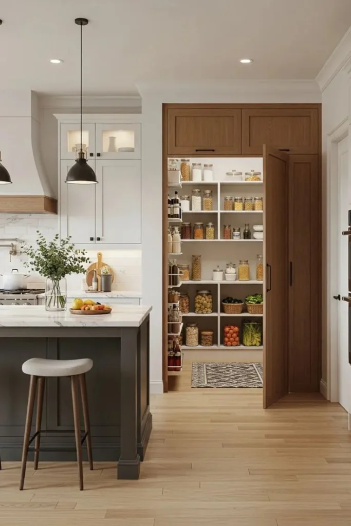 Hidden Storage Kitchen Design