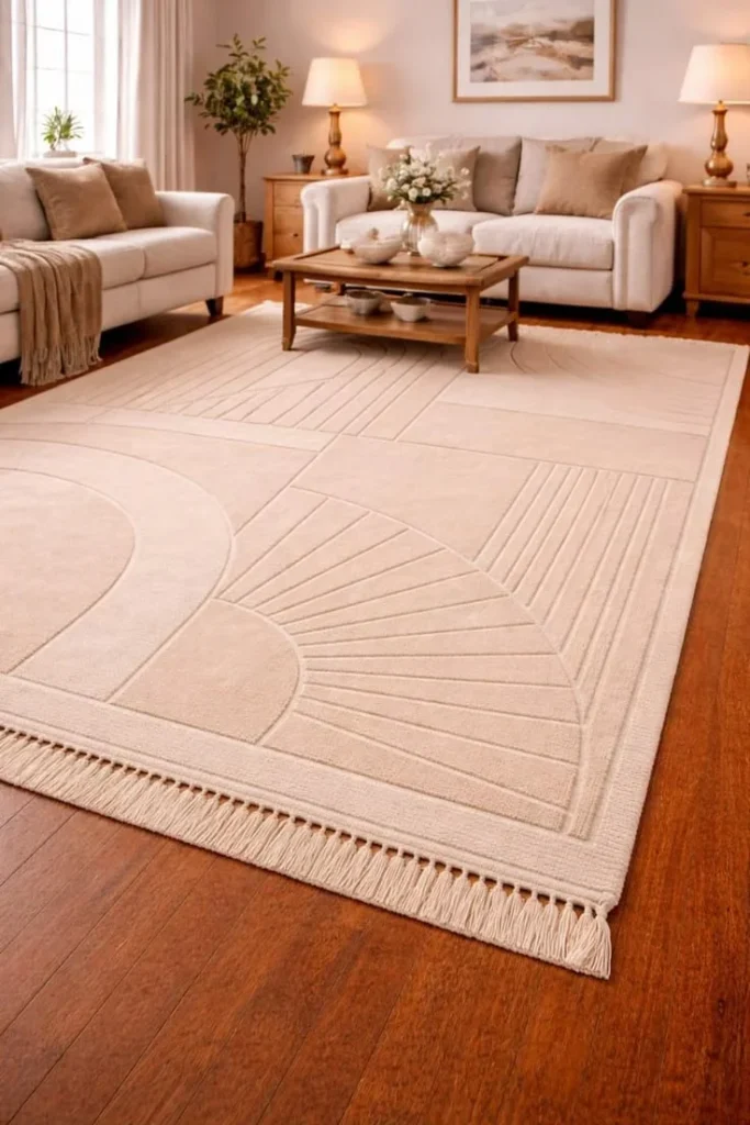 High-Gloss Light Tone Rugs