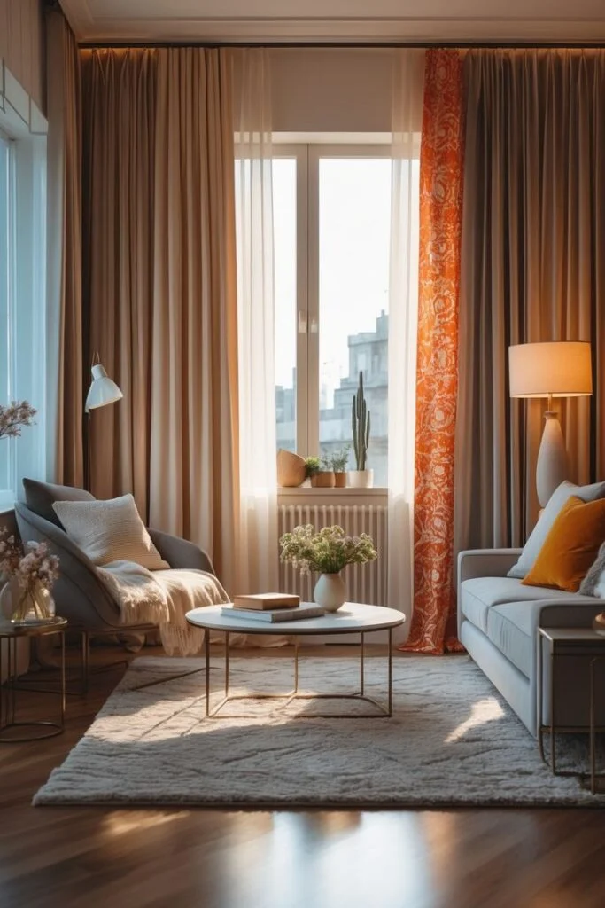 Install Floor-to-Ceiling Curtains for Height Illusion