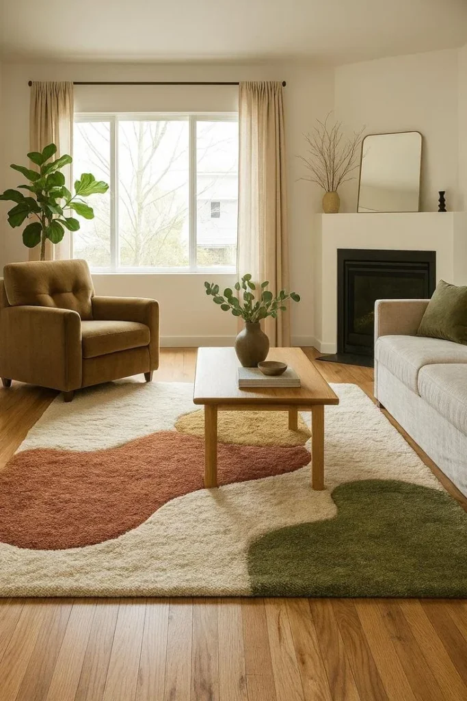 Layered Neutral Rugs