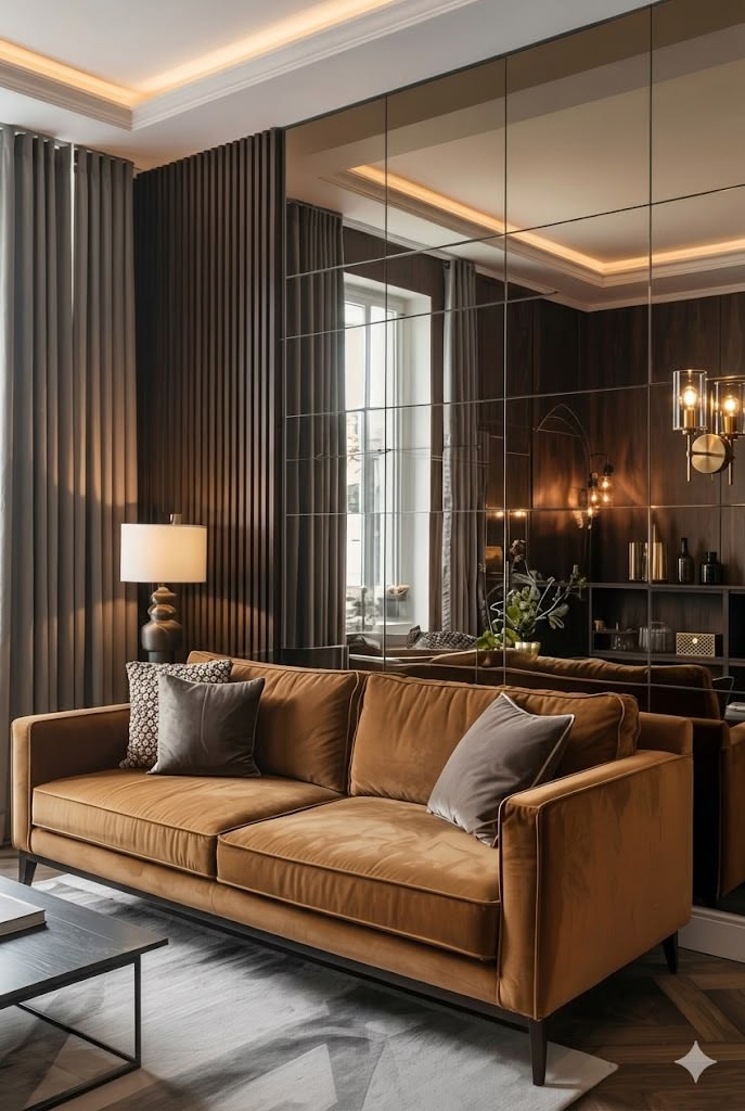 Light-Enhancing Decor with Reflective Surfaces