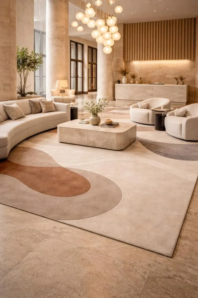 Light Marble-Inspired Rugs