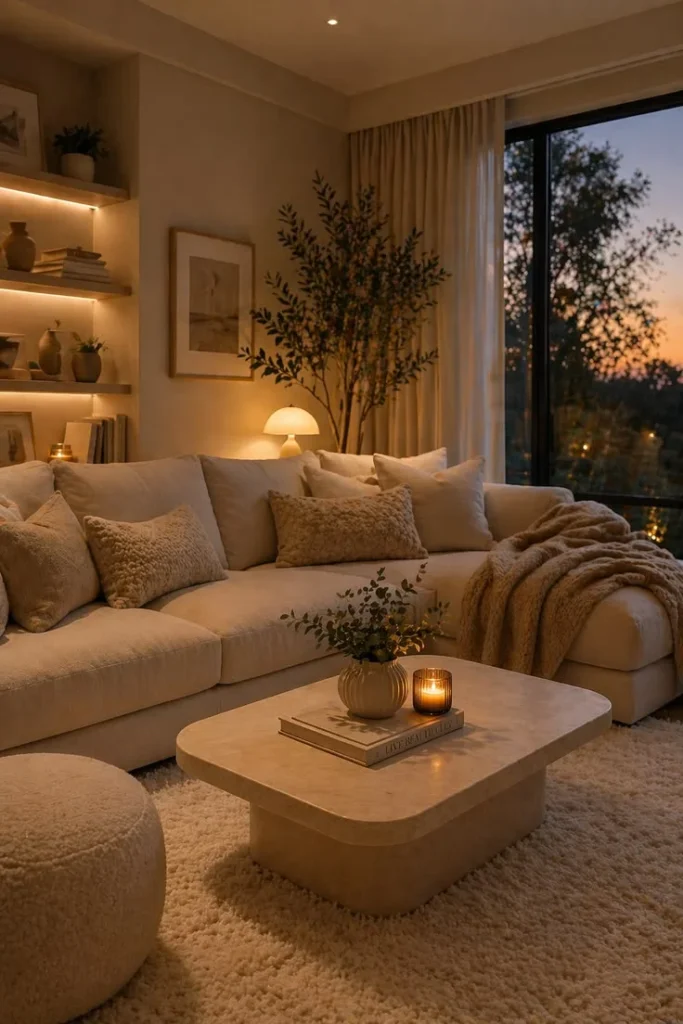 Light Neutral Color Palette for a Spacious Feel