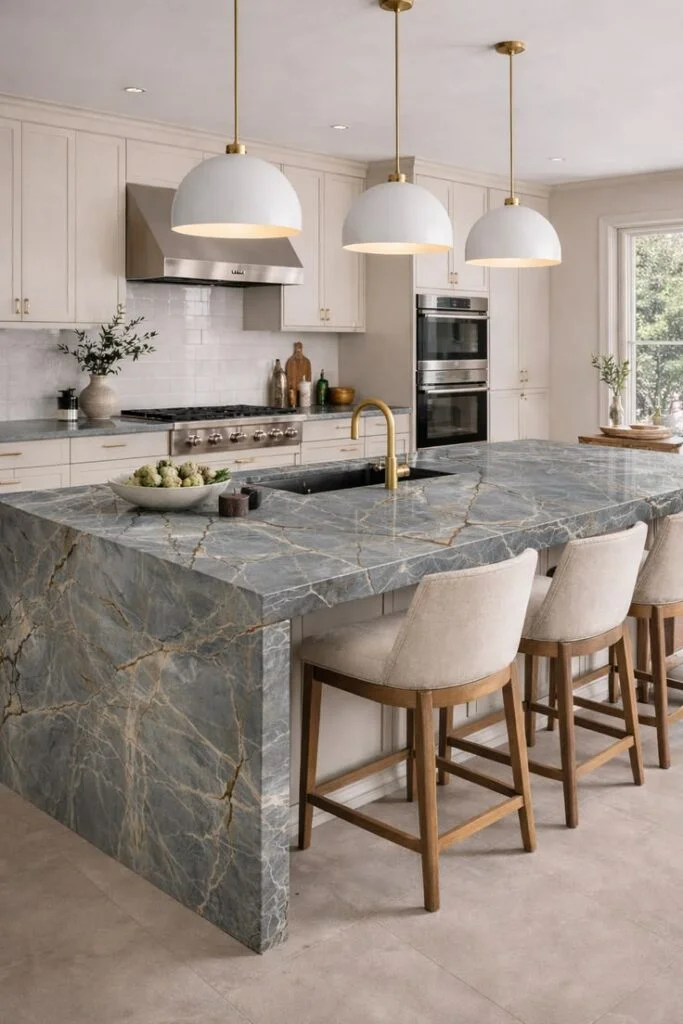 Marble Contact Paper Countertop Transformation